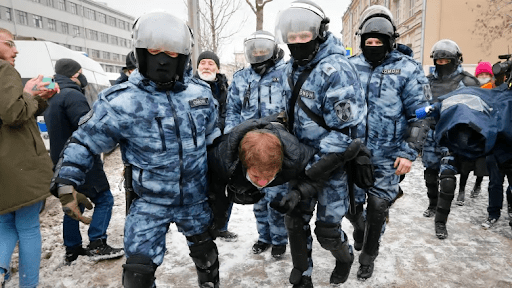 Navalny Sentenced as Russia Cracks Down on Protests