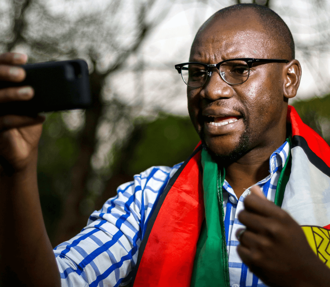 Zimbabwean activist Evan Mawarire