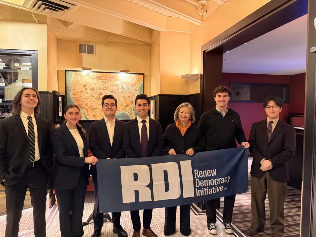 Group with the RDI banner
